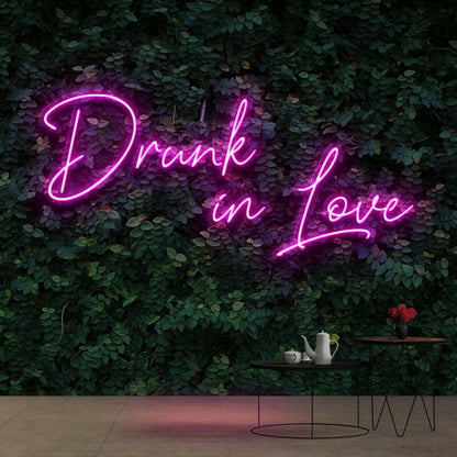 Drunk In Love Neon Sign For Romantic And Fun Spaces | Shineneon