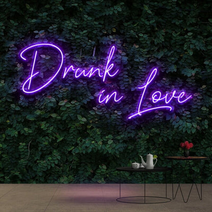 Drunk In Love Neon Sign For Romantic And Fun Spaces | Shineneon