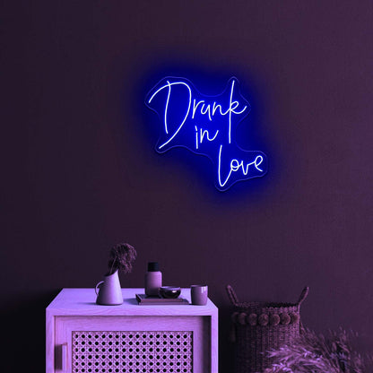 Drunk In Love Neon Sign Led Wedding Signs - Shineneon