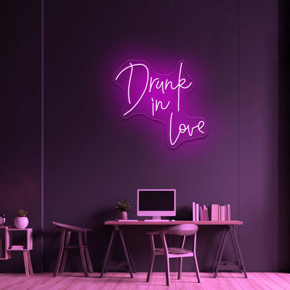 Drunk In Love Neon Sign Led Wedding Signs - Shineneon