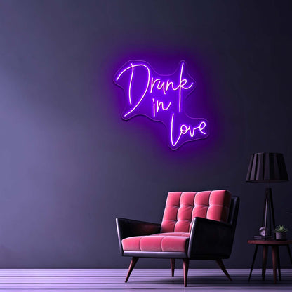 Drunk In Love Neon Sign Led Wedding Signs - Shineneon