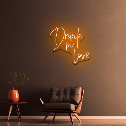 Drunk In Love Neon Sign Led Wedding Signs - Shineneon