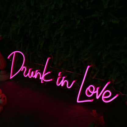 Drunk In Love Pink Custom Led Neon Sign - Shineneon