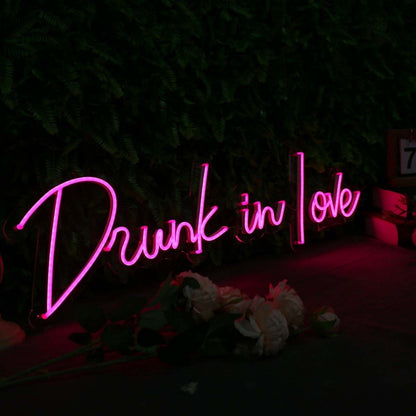 Drunk In Love Pink Custom Led Neon Sign - Shineneon