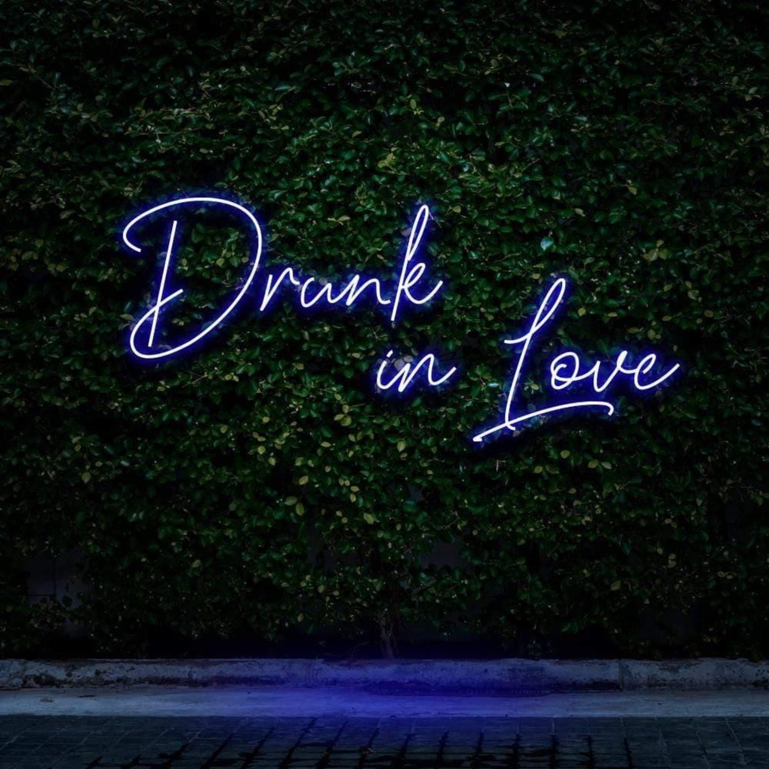 Drunk In Love Pink Led Neon Sign For Outdoor Bar Or Cafe Decor | Shineneon