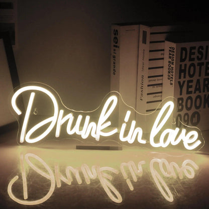 Drunk In Love Pink Led Neon Sign Romantic Bedroom Or Bar Decor 1 | Shineneon