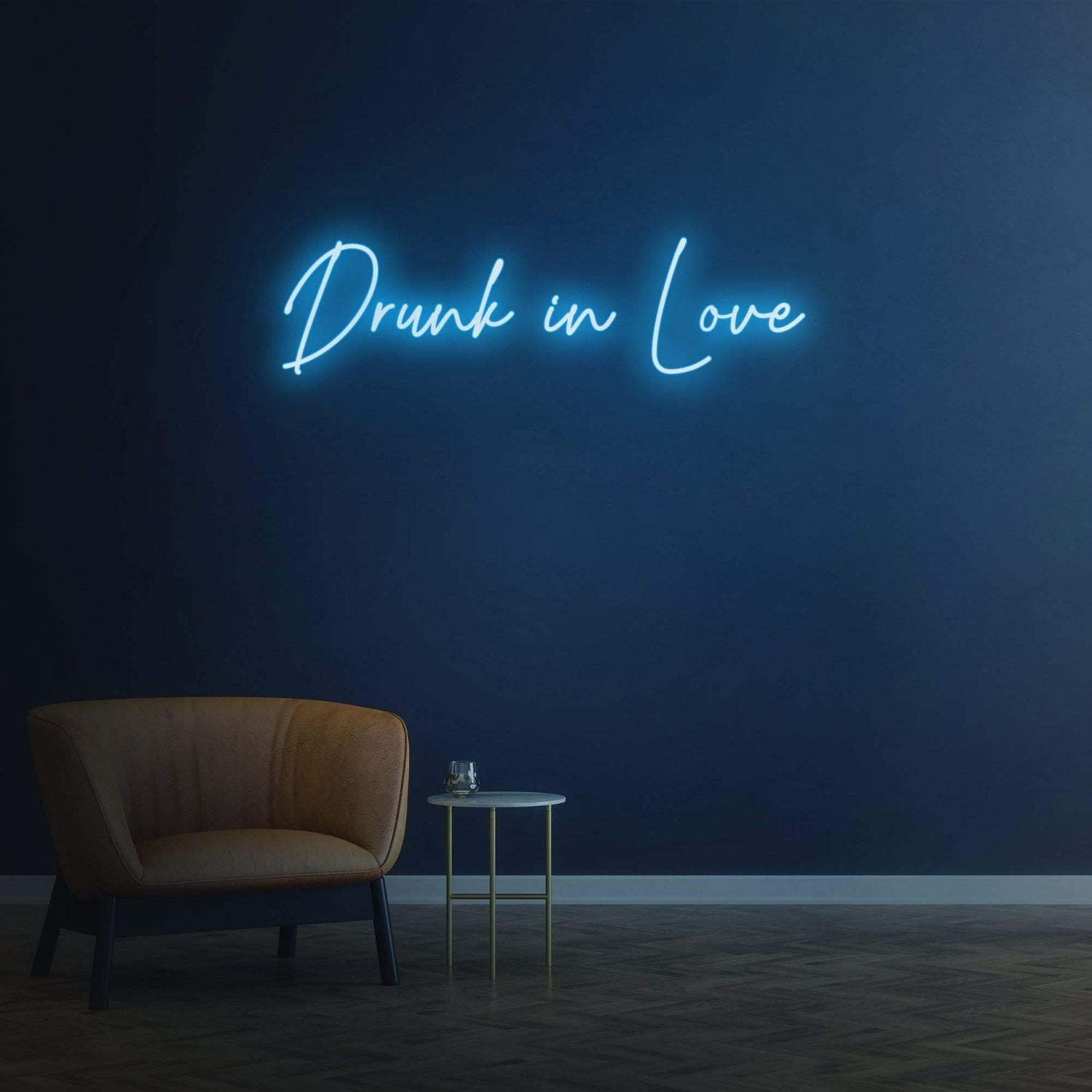 Drunk In Love Script Led Neon Sign Romantic Indoor Home Bar Cafe | Shineneon