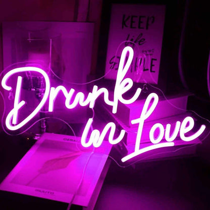 Drunk In Love Wedding Neon Sign | Shineneon