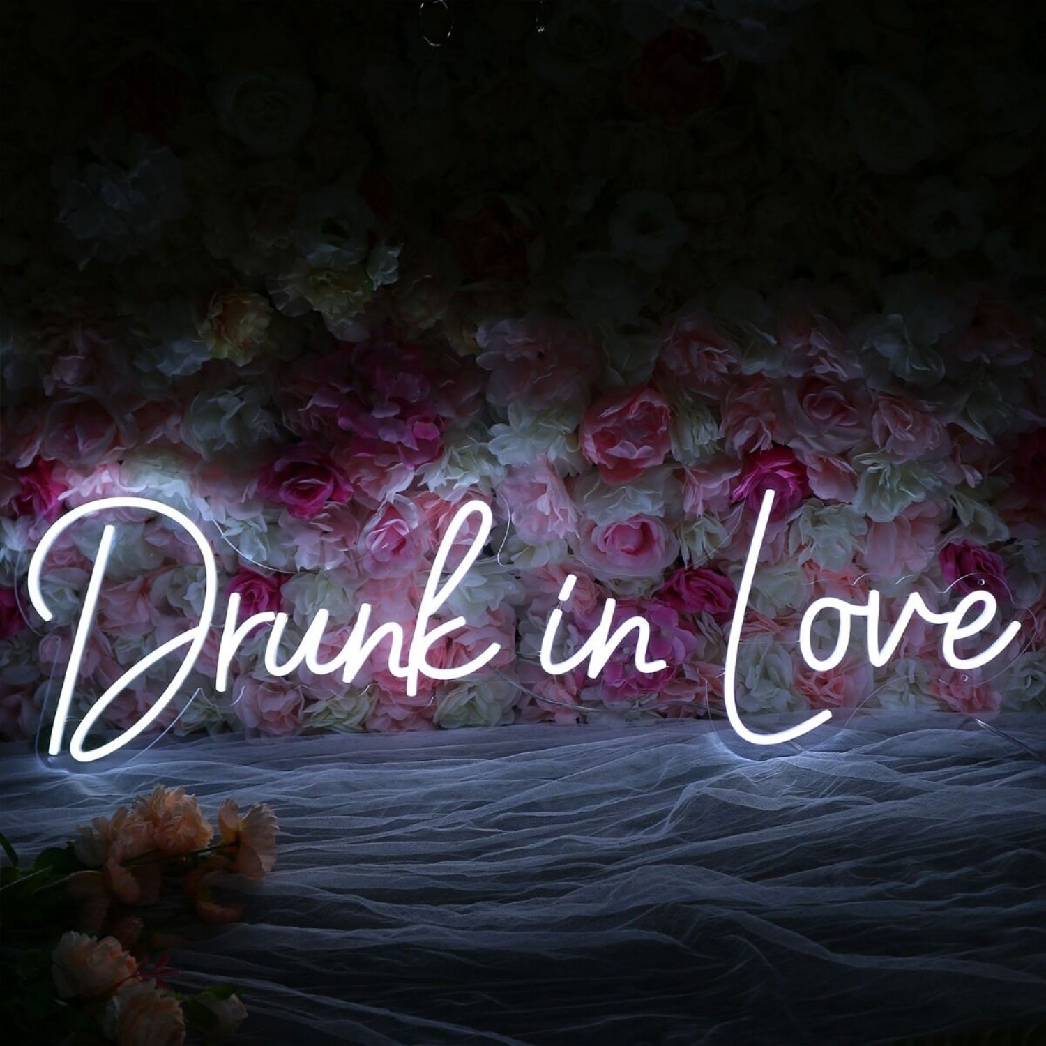Drunk In Love White Led Neon Sign | Shineneon