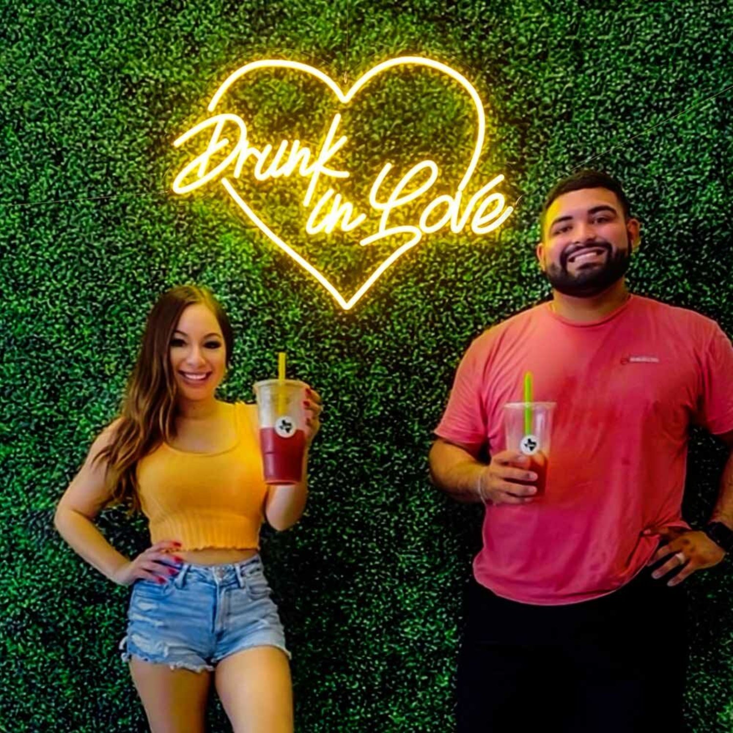 Drunk In Love With Heart Neon Sign | Shineneon