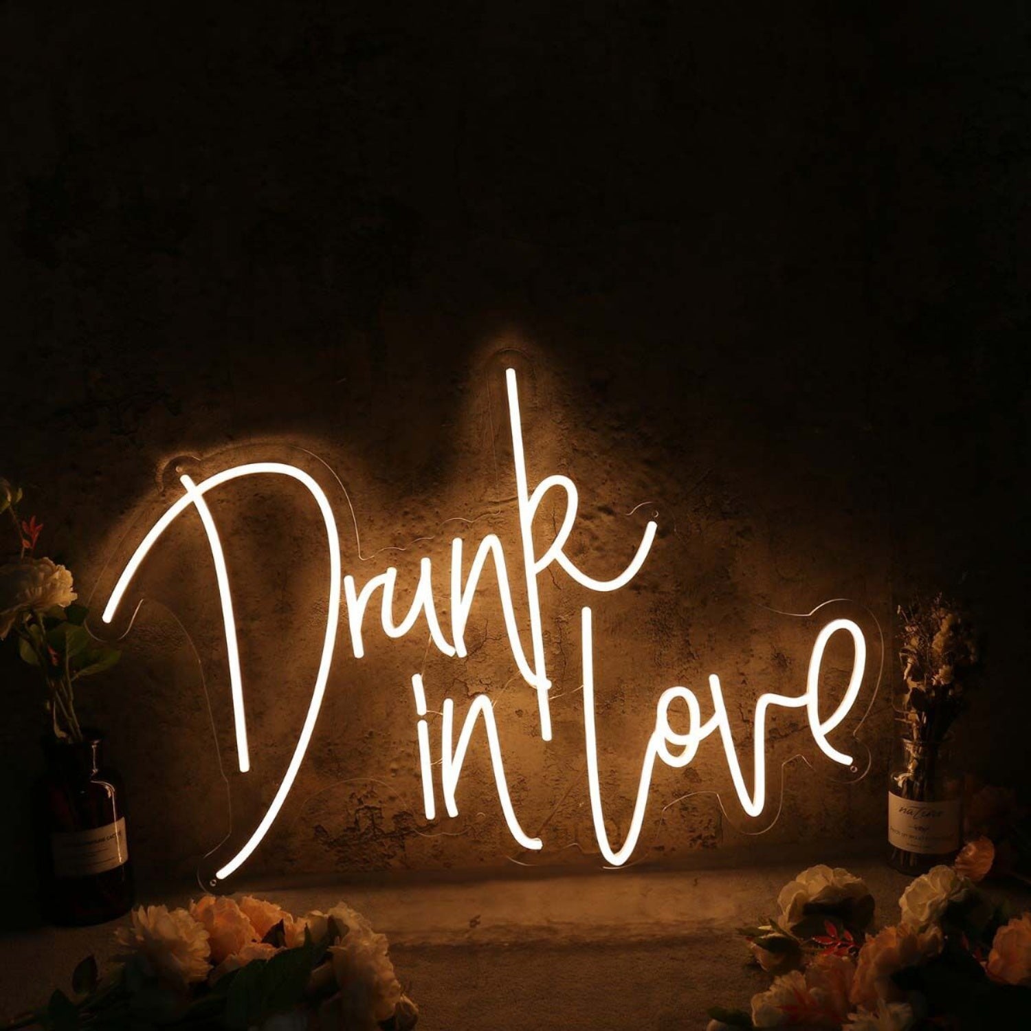 Drunk In Love Yellow Led Neon Sign - Shineneon
