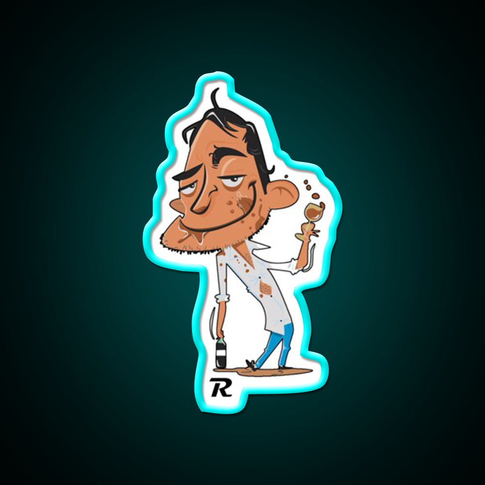 Drunk Man Man Cave Bar Led Neon Sign Rgb Color