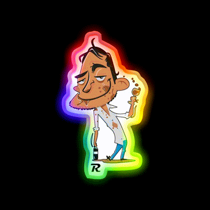 Drunk Man Man Cave Bar Led Neon Sign Rgb Color