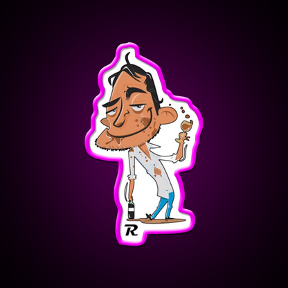 Drunk Man Man Cave Bar Led Neon Sign Rgb Color