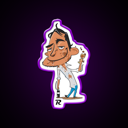 Drunk Man Man Cave Bar Led Neon Sign Rgb Color