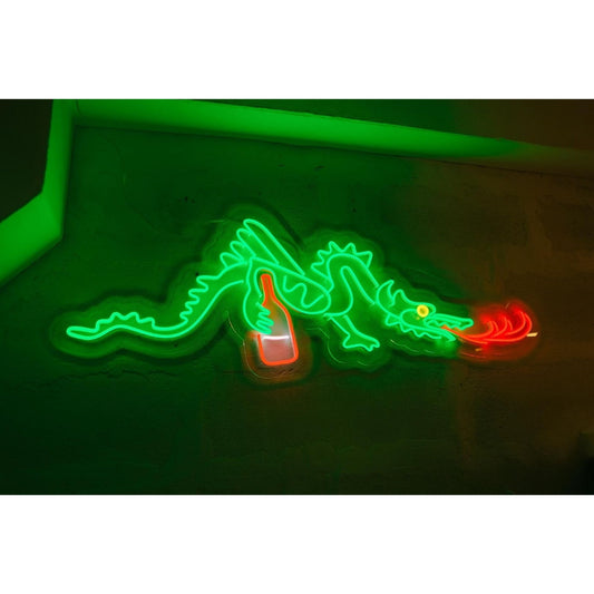 Drunken Dragon Led Business Sign