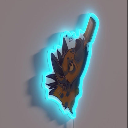 Drunken Hyena Cartoon Pig Rgb Led Neon Sign - Shineneon
