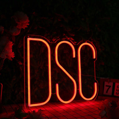 Dsc Orange Led Neon Sign - Shineneon