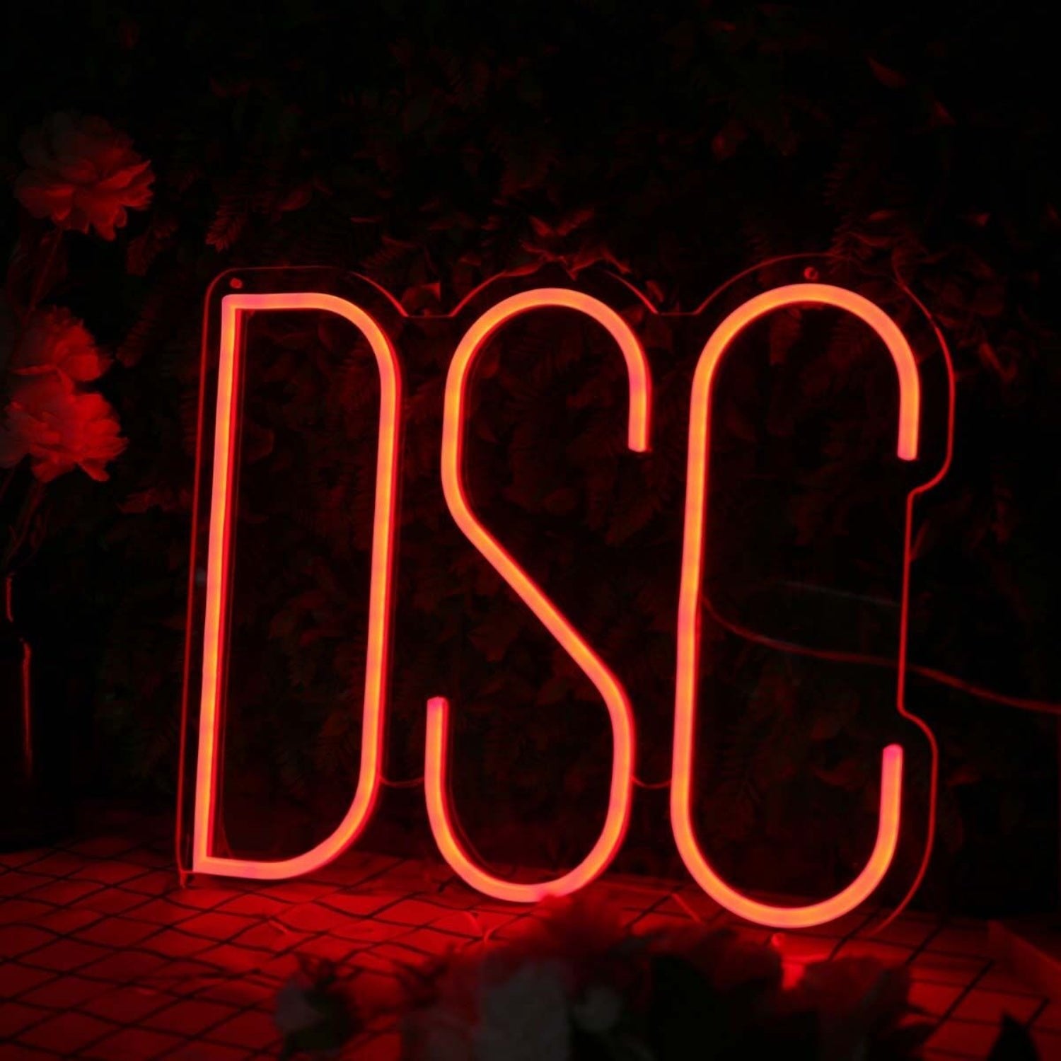 Dsc Orange Led Neon Sign - Shineneon