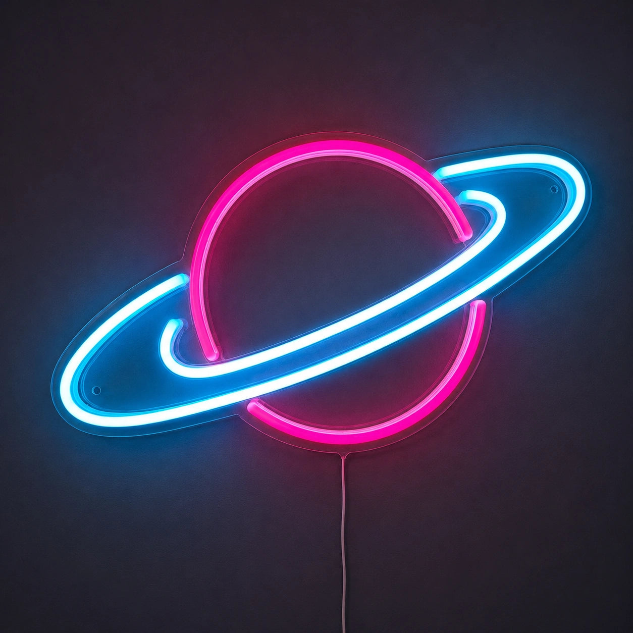 Dual Color Saturn Neon Sign LED Neon Sign main product image