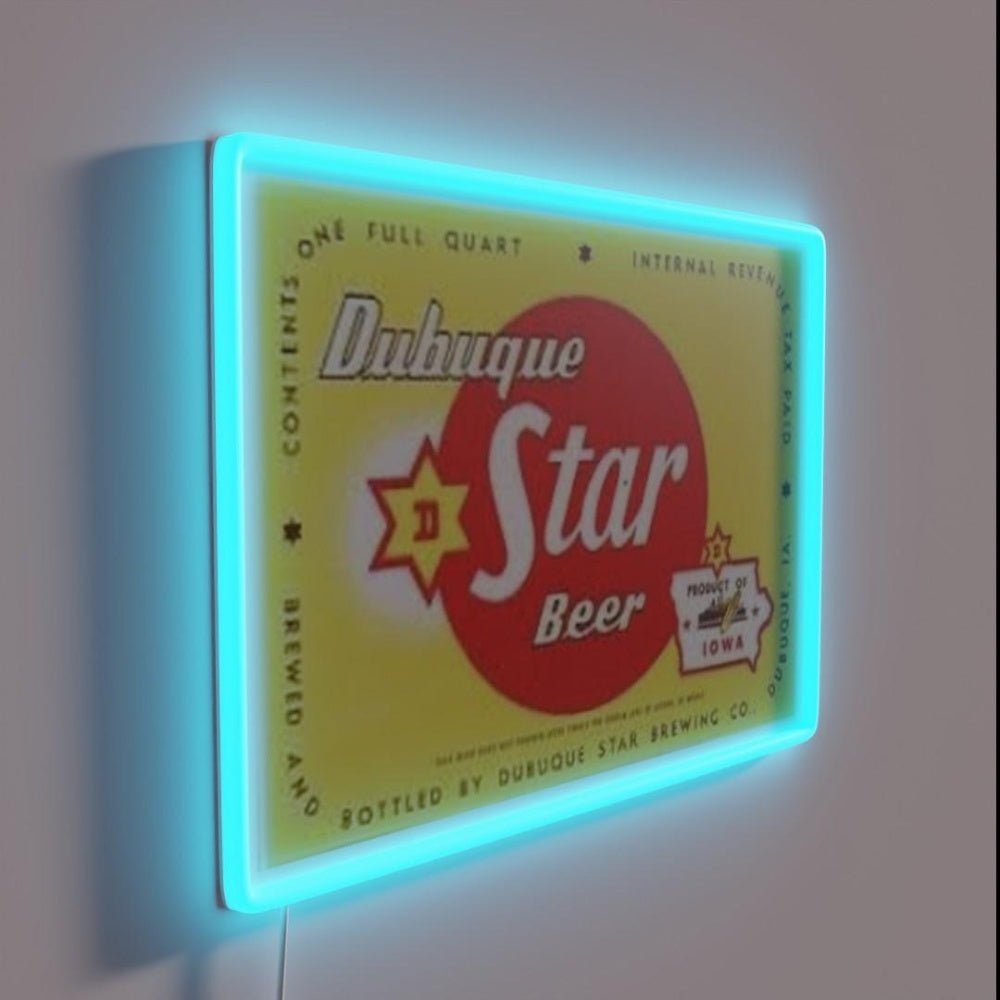 Dubuque Star Beer Rgb Led Neon Sign - Shineneon