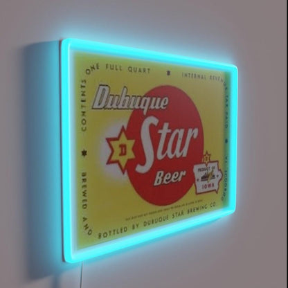 Dubuque Star Beer Rgb Led Neon Sign - Shineneon
