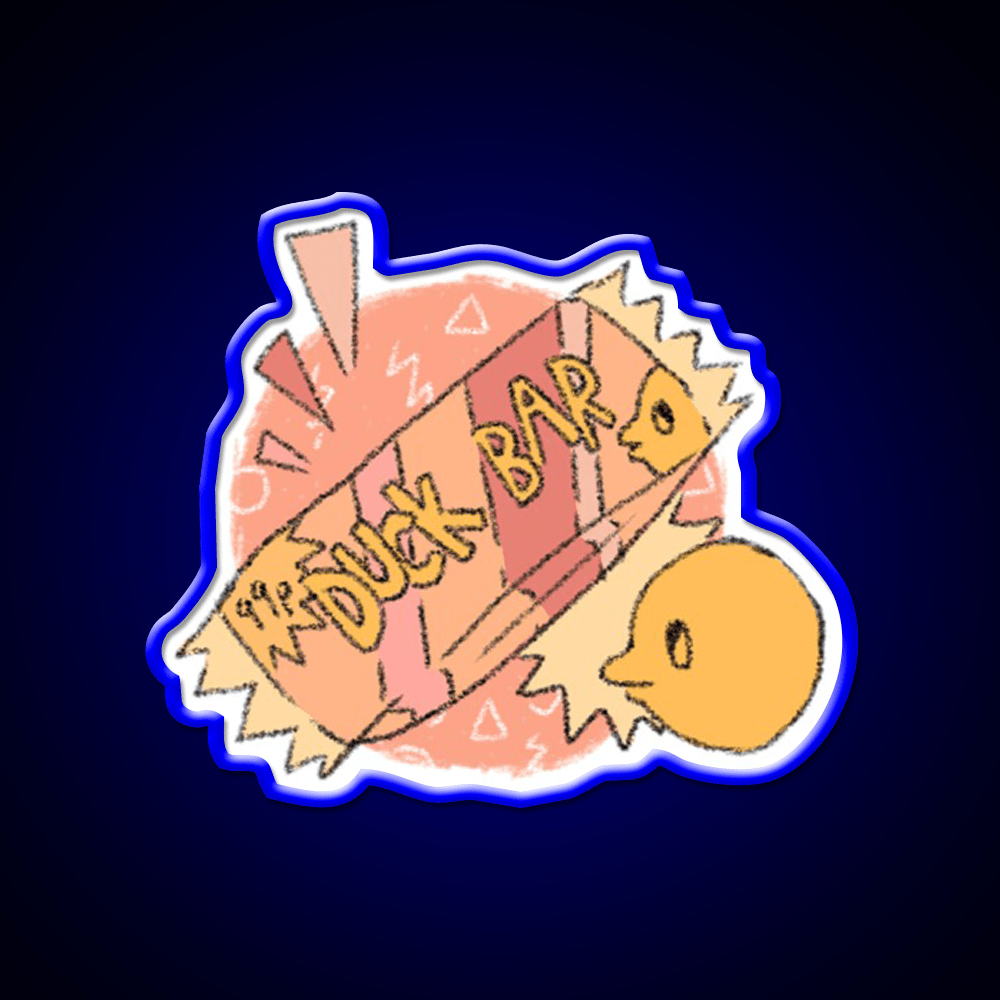 Duck Bar Snack Food Led Neon Sign Rgb Color - Shineneon