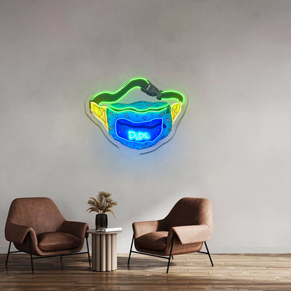 Dude 90s Personalized Neon Signs
