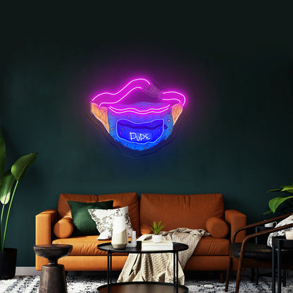 Dude 90s Personalized Neon Signs
