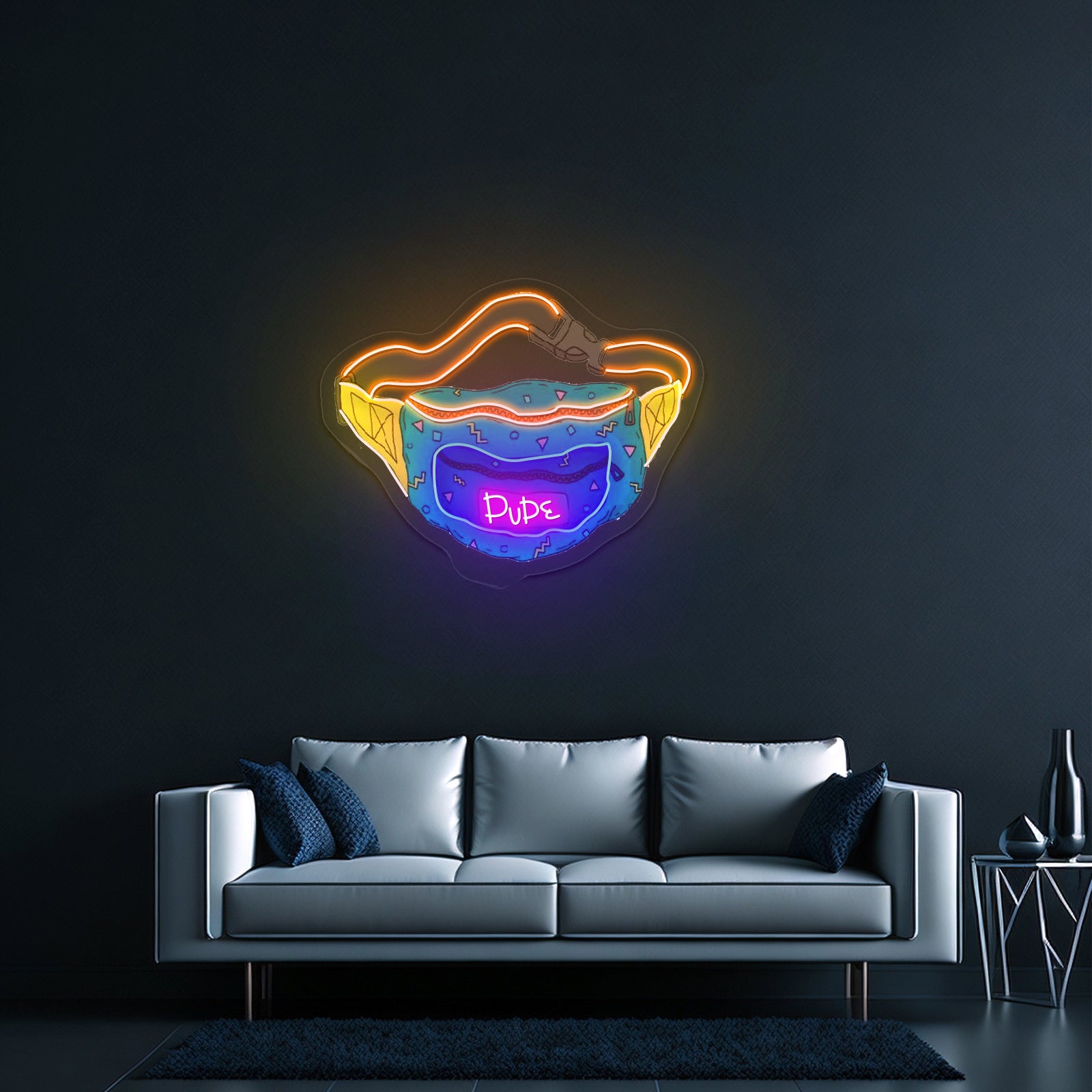 Dude 90s Personalized Neon Signs