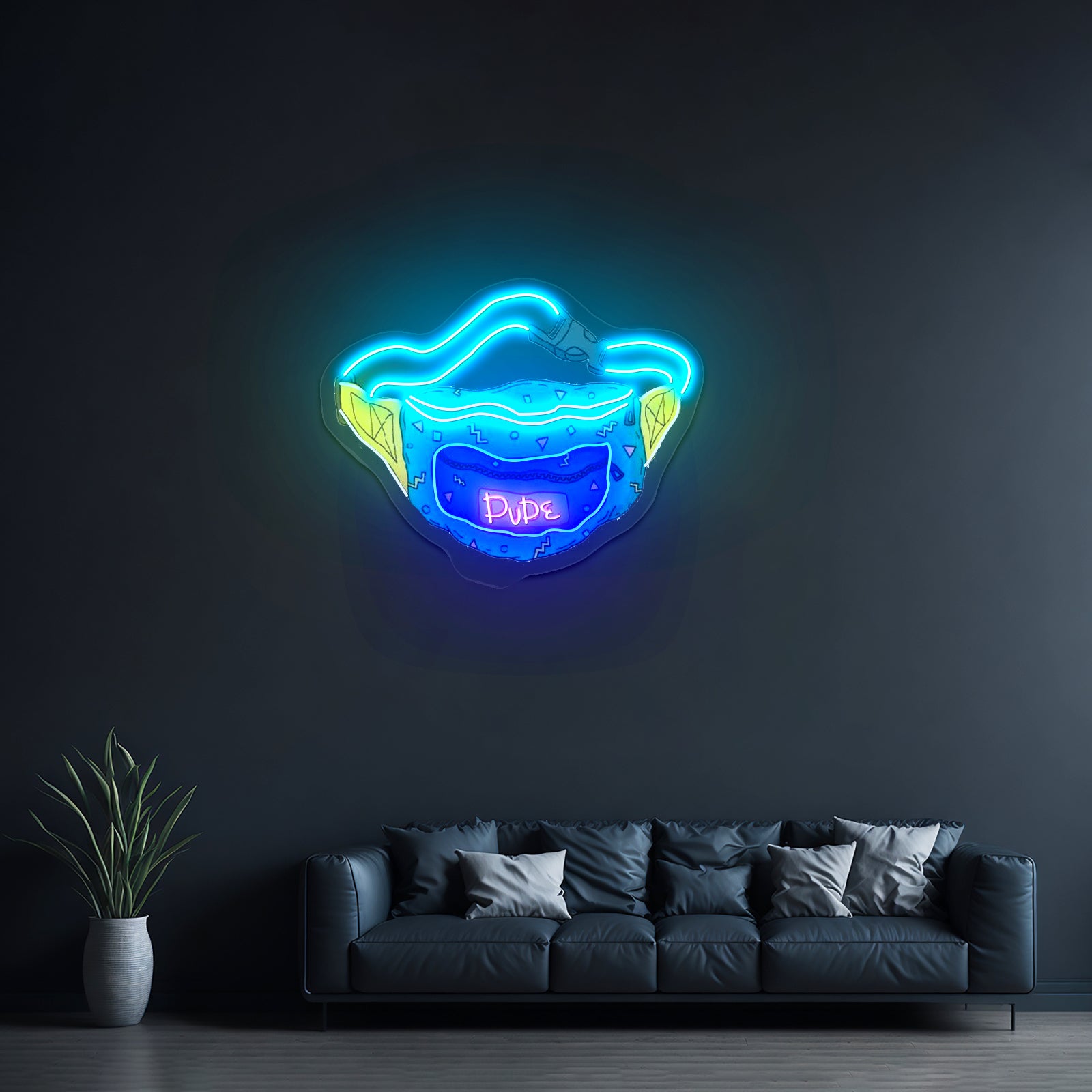 Dude 90s Personalized Neon Signs