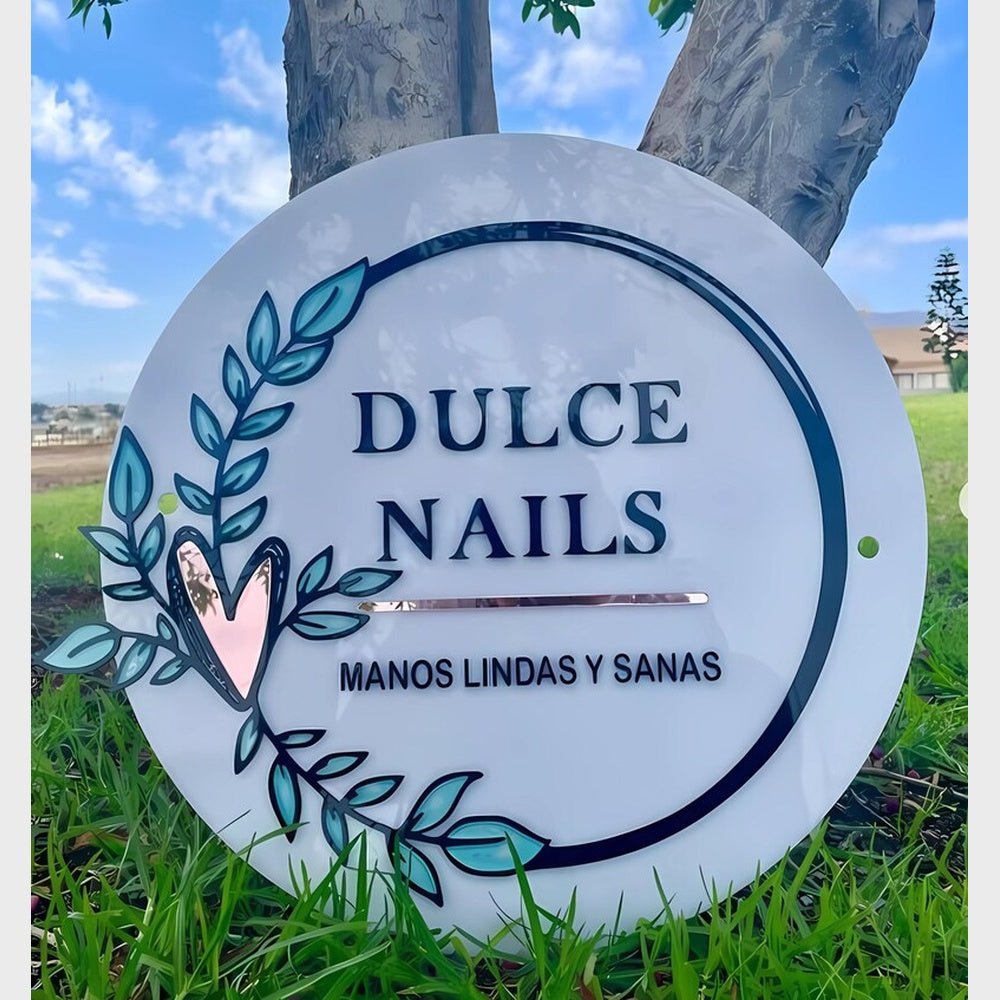 Dulcs Nails Acrylic Business Logo Sign - Shineneon