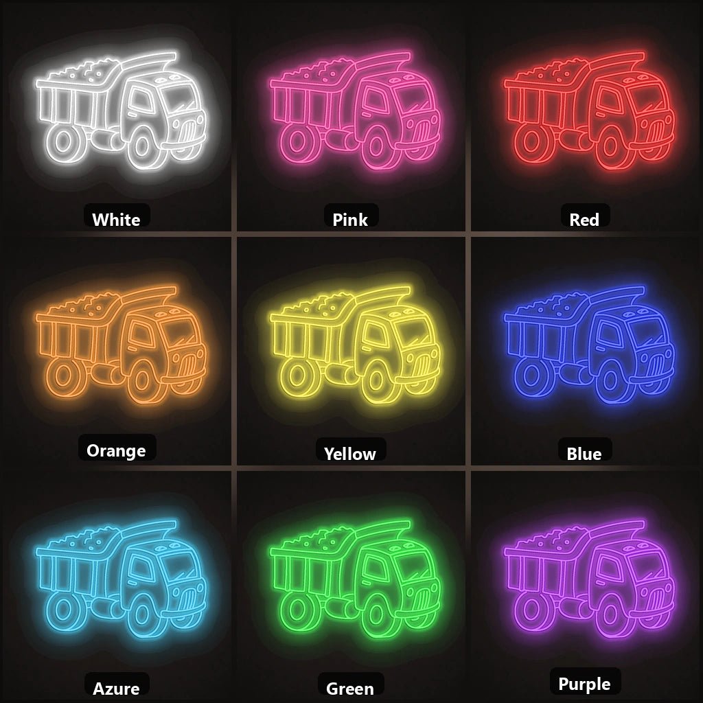 Dump Truck Vintage LED Neon Sign - Shineneon