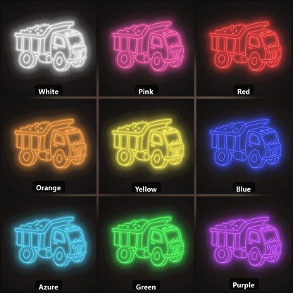 Dump Truck Vintage LED Neon Sign - Shineneon