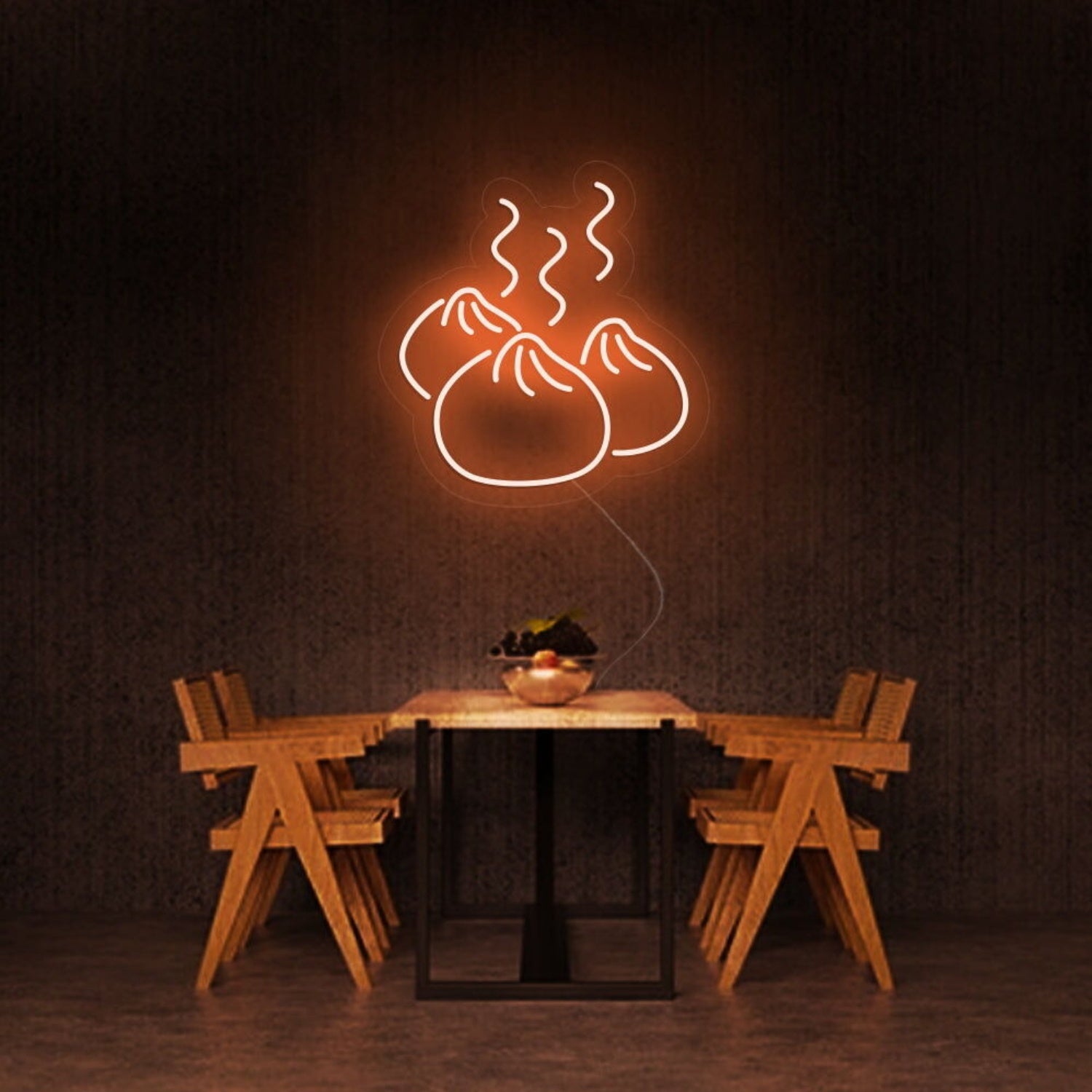 Dumpling Led Neon Sign For Food Lovers And Restaurants | Shineneon