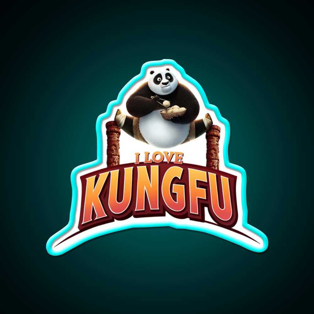 Dumpling Warrior Led Neon Sign Chinese Food Rgb Color