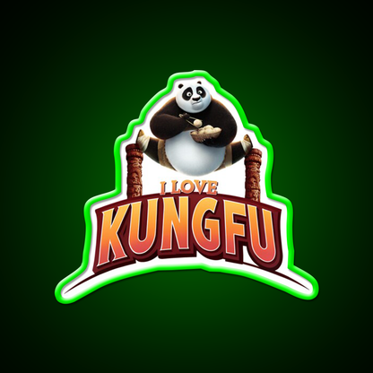 Dumpling Warrior Led Neon Sign Chinese Food Rgb Color