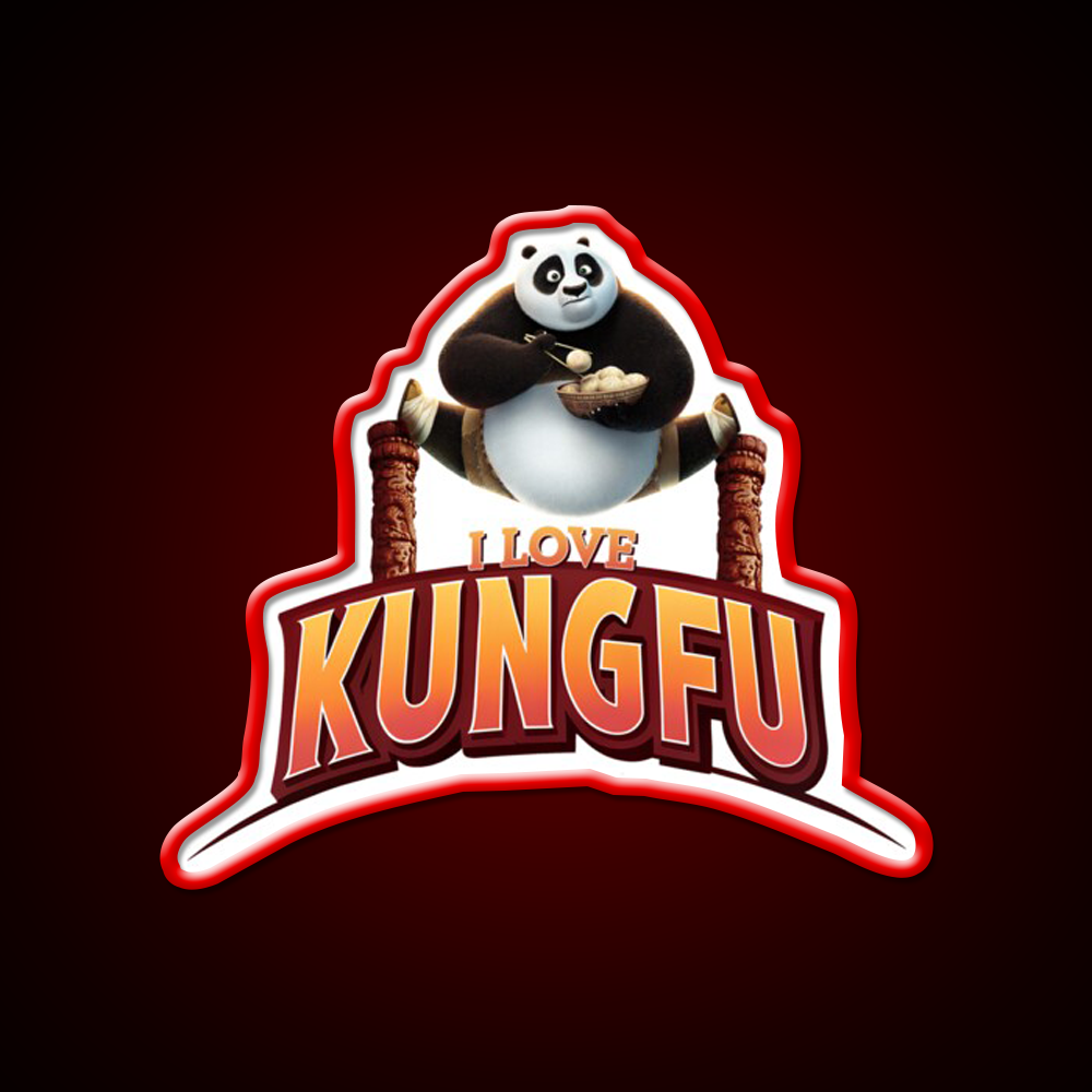 Dumpling Warrior Led Neon Sign Chinese Food Rgb Color