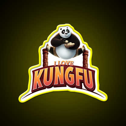 Dumpling Warrior Led Neon Sign Chinese Food Rgb Color