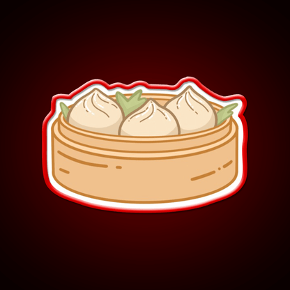Dumpling Xiaolongbao Snack Food Led Neon Sign Rgb Color - Shineneon
