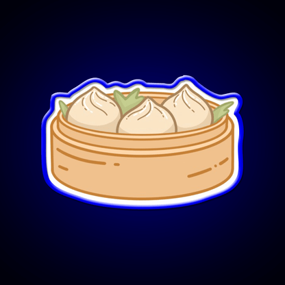 Dumpling Xiaolongbao Snack Food Led Neon Sign Rgb Color - Shineneon