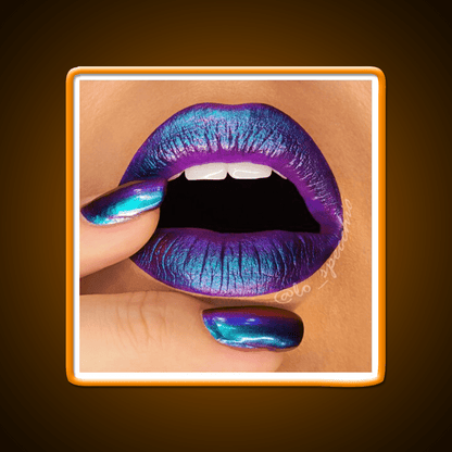 Duochrome Lips And Nail Salon Led Neon Sign Rgb Color - Shineneon