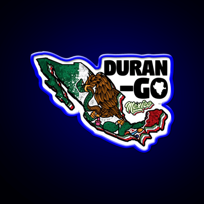 Durango Map Of Mexico Party Drink Tequila Led Neon Sign Rgb Color - Shineneon