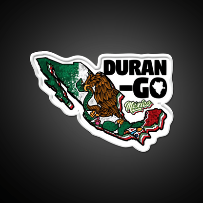 Durango Map Of Mexico Party Drink Tequila Led Neon Sign Rgb Color - Shineneon
