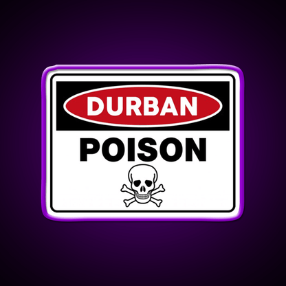 Durban Poison Hemp Inspired Green Leaf Led Neon Sign Rgb Color - Shineneon