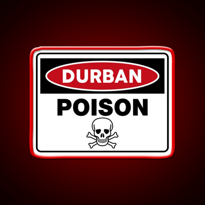 Durban Poison Hemp Inspired Green Leaf Led Neon Sign Rgb Color - Shineneon