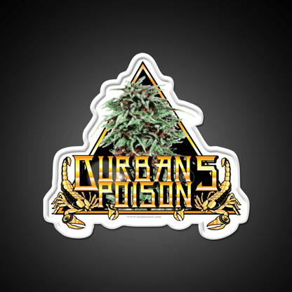 Durbans Poison Strain Art Hemp Inspired Green Leaf Led Neon Sign Rgb Color - Shineneon