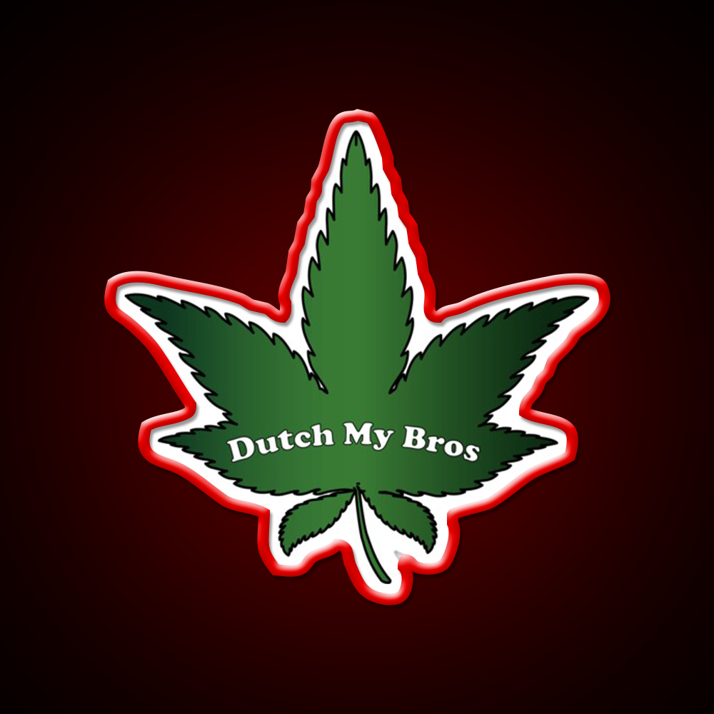 Dutch My Bros Hemp Inspired Green Leaf Led Neon Sign Rgb Color - LED neon sign view 10