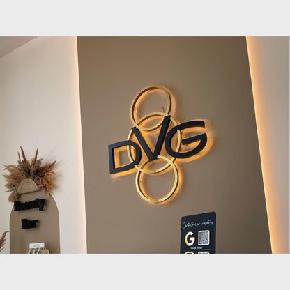 Dvg With Logo 3D Backlit Channel Letters Led Light Sign - Shineneon