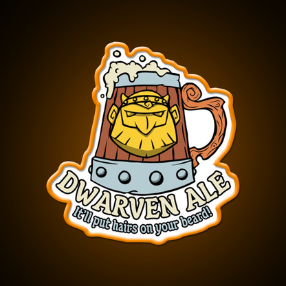 Dwarven Ale Beer Bar Decor Led Neon Sign Rgb Color - LED neon sign view 6